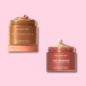 Firm & Glow Body Bundle | Whipped Glow Body Butter + The Renewer Body Scrub