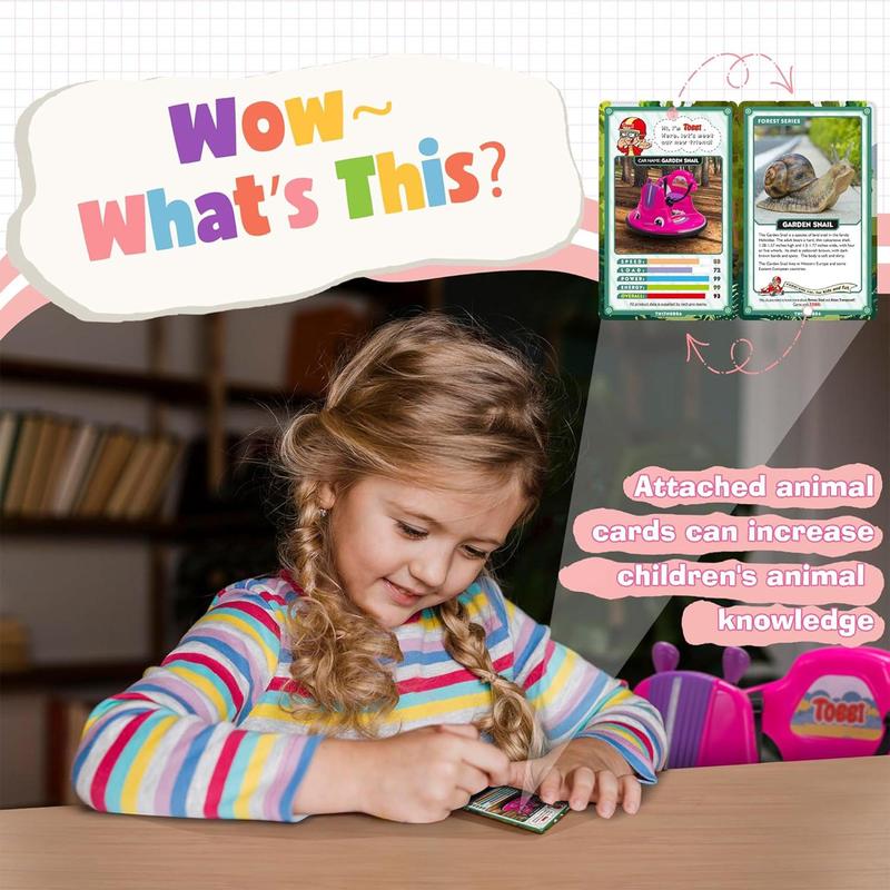 TOBBI 12V Snail Baby Bumper Electric Car, Kids Ride On Toy with Remote Fun