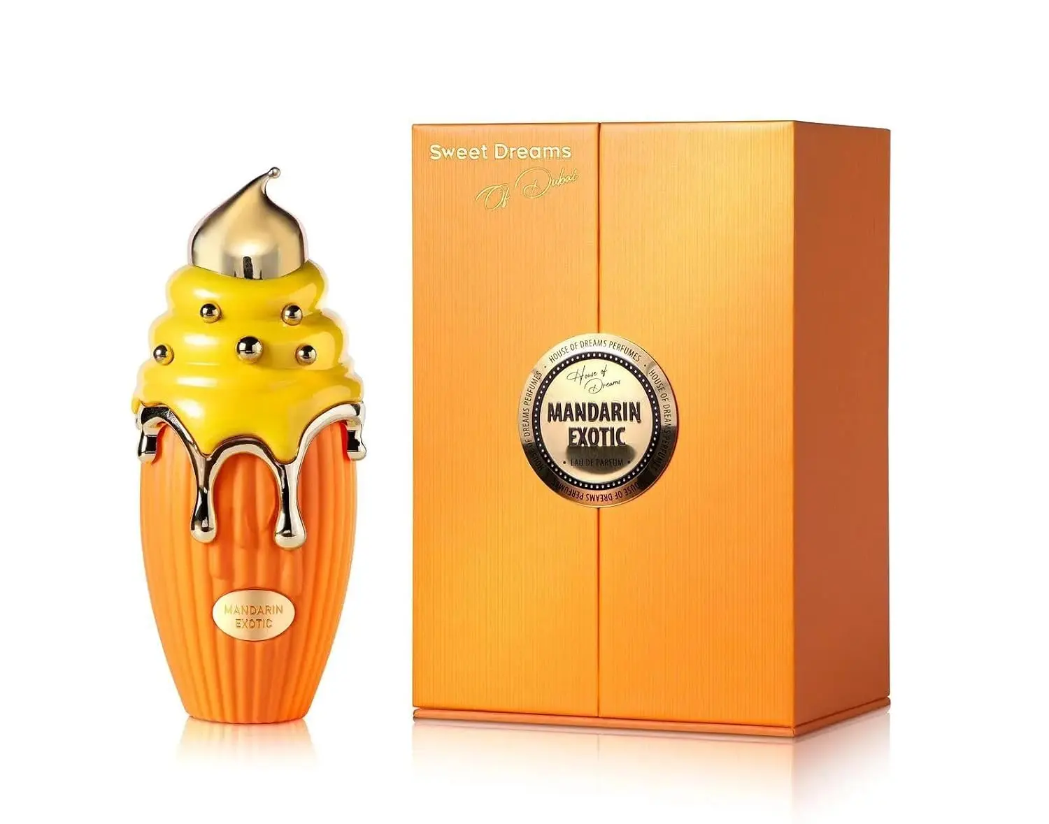 HOUSE OF DREAMS Mandarin Exotic Eau de Parfum (100ml) – Long-Lasting Sunlit Citrus Brown Sugar Gourmand Perfume, Luxury Fruity Fragrance Spray