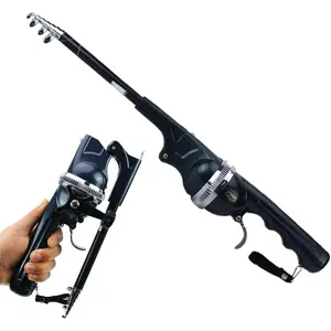 Portable Pocket Fishing Rod & Pole - Collapsible Telescopic Design, Ultra-Compact Foldable Fishing Gear for Travel/Hiking/Backpacking