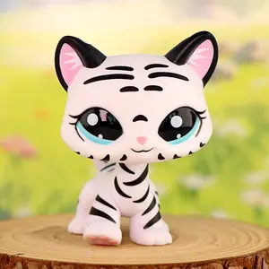 Rare Old Original Walking Cat #1498 Action Figure Toy Stand for Kids Adorable Collectible Pet Shop Animal Christmas Birthday Gift Tiny Cute Room Decor Viral Holiday Present Festive