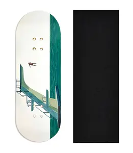 Heat Transfer Graphic Wooden Fingerboard Deck, Samual Walker - Entry #79