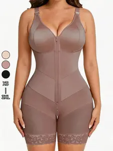 1 Count Women's n Shapewear Fajas Bodysuit Tummy Control Butt Lifter Slimming Body Shaper Jumpsuit for Daily Wear Ultimate High Compression Shaperwear Suitable Training Or Sports wardrobe essential everyday dress