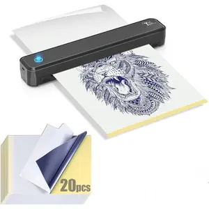 Wireless Bluetooth Inkless Tattoo Stencil Printer With 20Pcs Transfer Paper