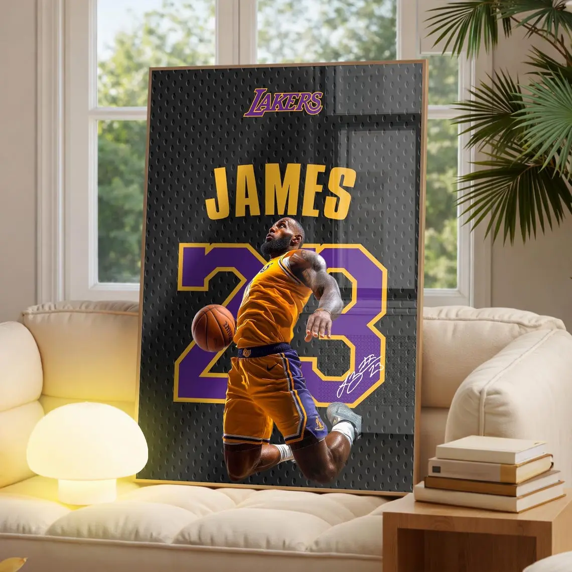 LeBron James Poster, Basketball Wall Art, NBA Legend Print, Sports Decor, Gift for NBA Fans