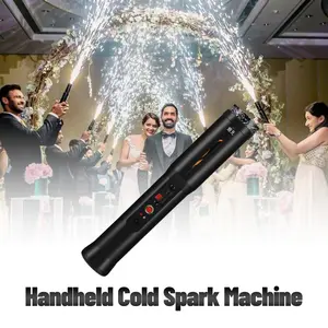 PAIDUN Handheld Wireless Cold Spark Machine Firework Effect 3.2-6.5FT Wedding Birthday Party without Sparkler Powder