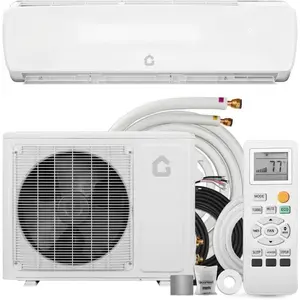 18000 BTU Ultra-Quiet Inverter Mini Split Air Conditioner & Heat Pump, 230V - Wall Mounted, Pre-Charged Condenser, Installation Kit & Remote - Cools & Heats up to 1250 Sq.Ft