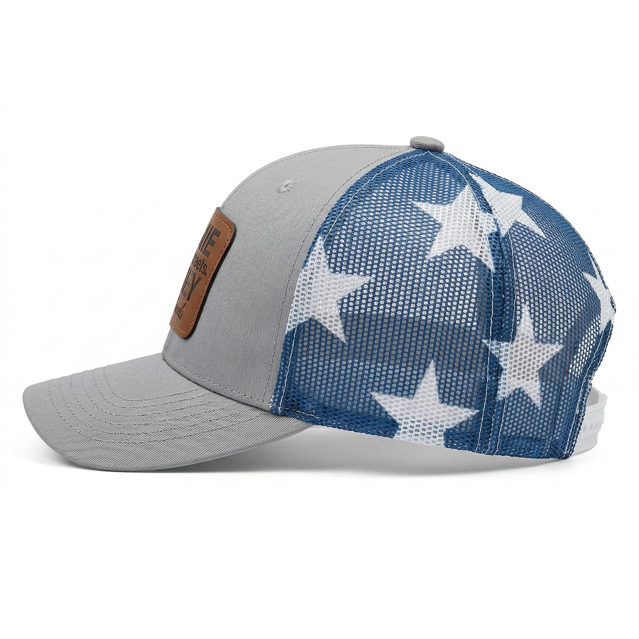 Viral "Homie in the Streets" USA Flag Trucker Hat | Funny Leather Patch Snapback Perfect Gift For Him