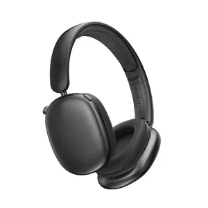 Wireless Bluetooth Headphones, Over-Ear, Deep Base, Foldable, Mic for iOS/PC Headphones Android Memory Headset, Travel Headphones, Perfect Gift for Men Women, Black