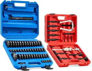 Orion Motor Tech 2 in 1 Blind Hole Bearing Puller & Bushing Press Kit,Complete Bearing & Bushing Service Kit with Bearing Race and Seal Puller, Bushing Driver Tools, Wheel Bearing Removal Tool Set,, Limited Time Deal,tool box Repair Toolkit