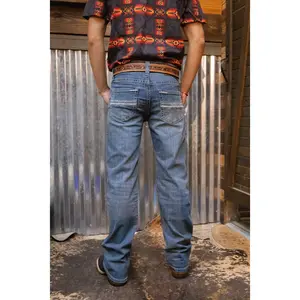 Rock & Roll: Medium Vintage Double Barrel  Straight Bootcut Jeans