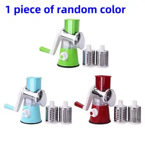 3 in 1 Manual Cheese Grater, Vegetable Slicer and Fruit Slicer, Easy Clean Handheld Food Grater for Potatoes and Vegetables, Kitchen Prep Tool, Kitchen gadgets, Vegetable Fruit Cutter, Cutting