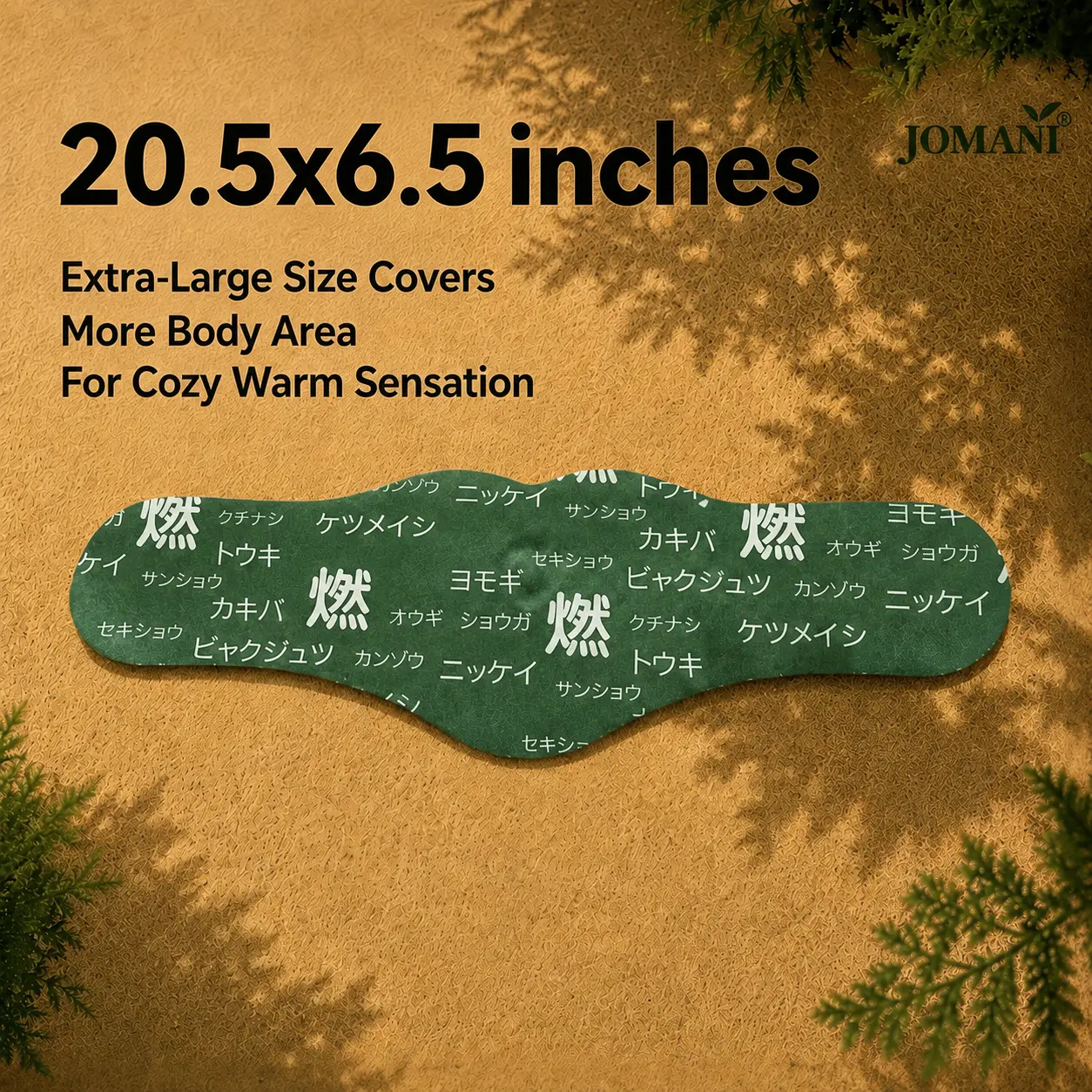JOMANI Herbal Warming Patches (1 pcs-5patches, Patch Form) - Soothing Warmth Hot Compress Pad for Abdomen, 30-Minute Application Clears Impurities via Herbal Beads & Fragrance, Beauty & Personal Care Essential