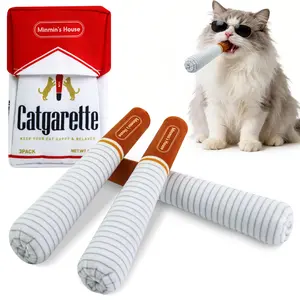 Minmin's House  Interactive Chew  Kicker & Teeth Cleaning Cat Toys  with Premium Natural catnip，for bored Indoor Cats ，Relieve Stress and prevent dental calculus