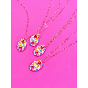 Rainbow Coke Tab Necklace