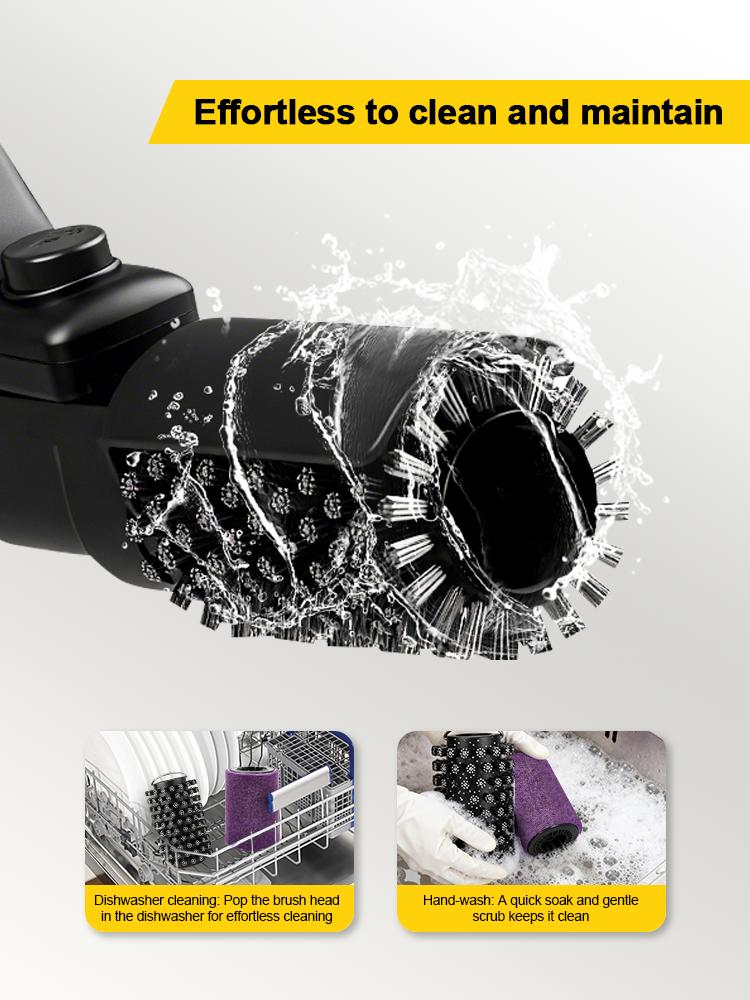 Multifunctional Electric Grill Cleaning Brush Set Perfect for Summer BBQ [Powerful Cleaning Performance]—delivers highly efficient, residue-free cleaning to effortlessly tackle grease and grime on your grill for Memorial Day Sale