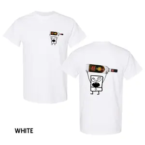 Rumple Minze 2-Sided T-Shirt, Bold Front and Back Graphic Tee, 100% Cotton Unisex Shirt, Trendy Party Streetwear, Cool Night Out Outfit, Casual Everyday Wear, Comfortable Fit, Perfect Gift for Men and Women