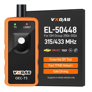 [For  GM]VXDAS EL-50448 TPMS Reset Tool Professional Tire Sensor Relearn & Activation Tool for Chevy, Buick, GMC & Cadillac Series 2006-2026 Automotive Car Parts