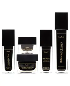 [TresMonet] Essential Rejuvenating System | Includes Cleanser, Toner, Anti Aging Serum, Moisturizer, Under Eye Cream
