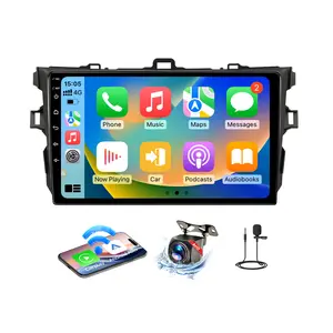 Binize Android 13 Car Stereo Compatible with Toyota Corolla 2008 2009 2010 2011 2012 Wireless CarPlay&Android Auto, 9 Inch Touch Screen Car Radio Support Bluetooth, GPS Navigation, FM, Backup Camera Car Video Player Car Tv Stick