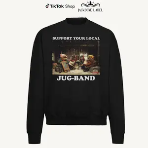 Support Your Local Jug Band Sweatshirt, Emmet Otter's Jug Band Christmas Cartoon Movie Shirt, The Muppet Show, Muppets Fan, Gift For Fan, Chritsmas Party Shirt, Unisex Graphic Crewneck