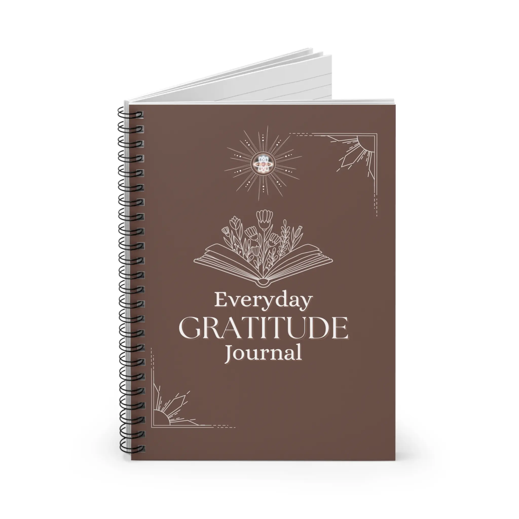 Everyday Gratitude Journal - Motivational Spiral Notebook, Self-Care Notebook, Gratitude Diary