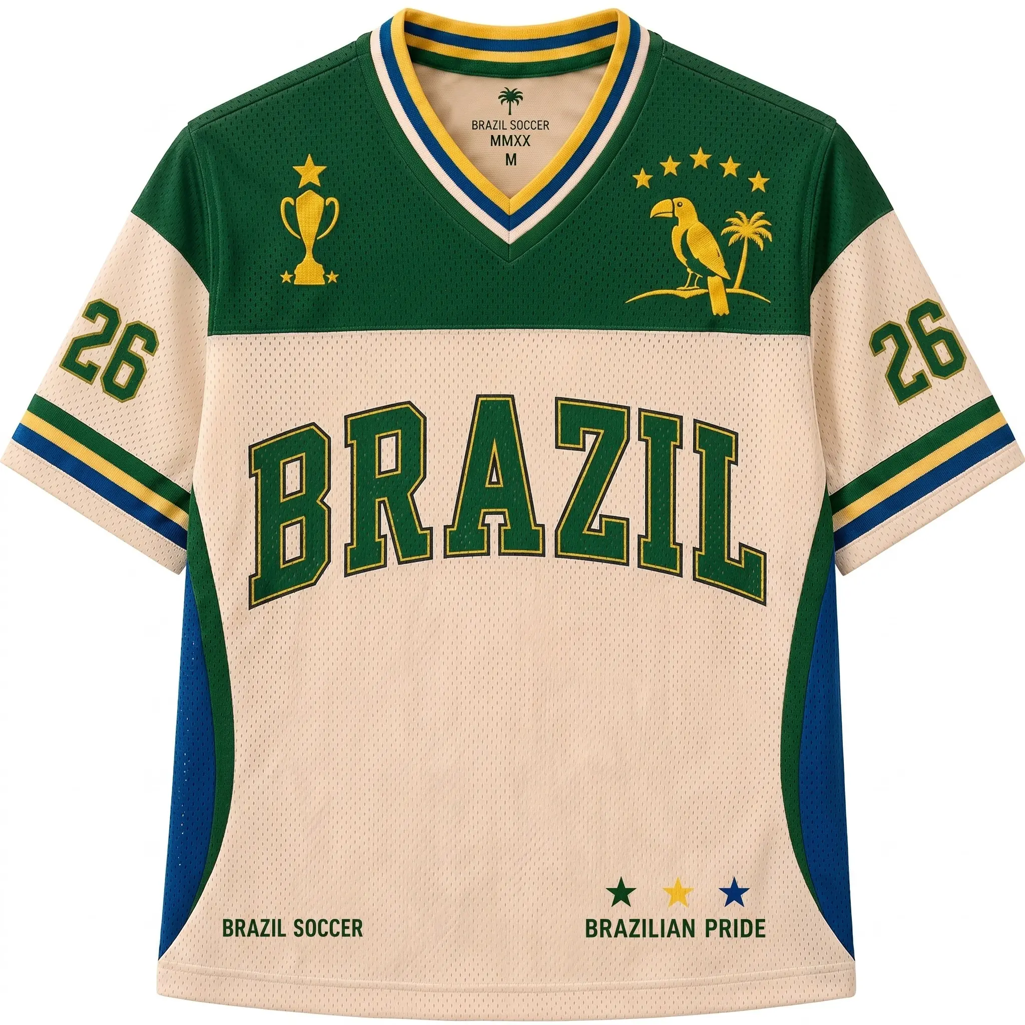 Brazil Soccer Jersey, Retro Team Brazil Shirt, Retro Brazil Team Shirt, Custom Name Number Jersey, Football Fan