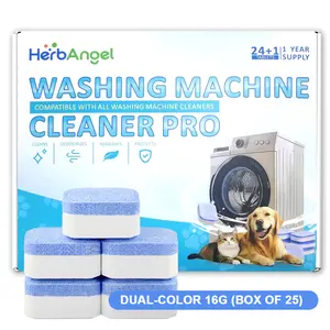 Washing Machine Cleaner for Pet Owners Deep Clean Descaler，Eco-Friendly Washing Machine Cleaner Fights Pet Odors & Hair Build-Up for Fresh Clean Machines