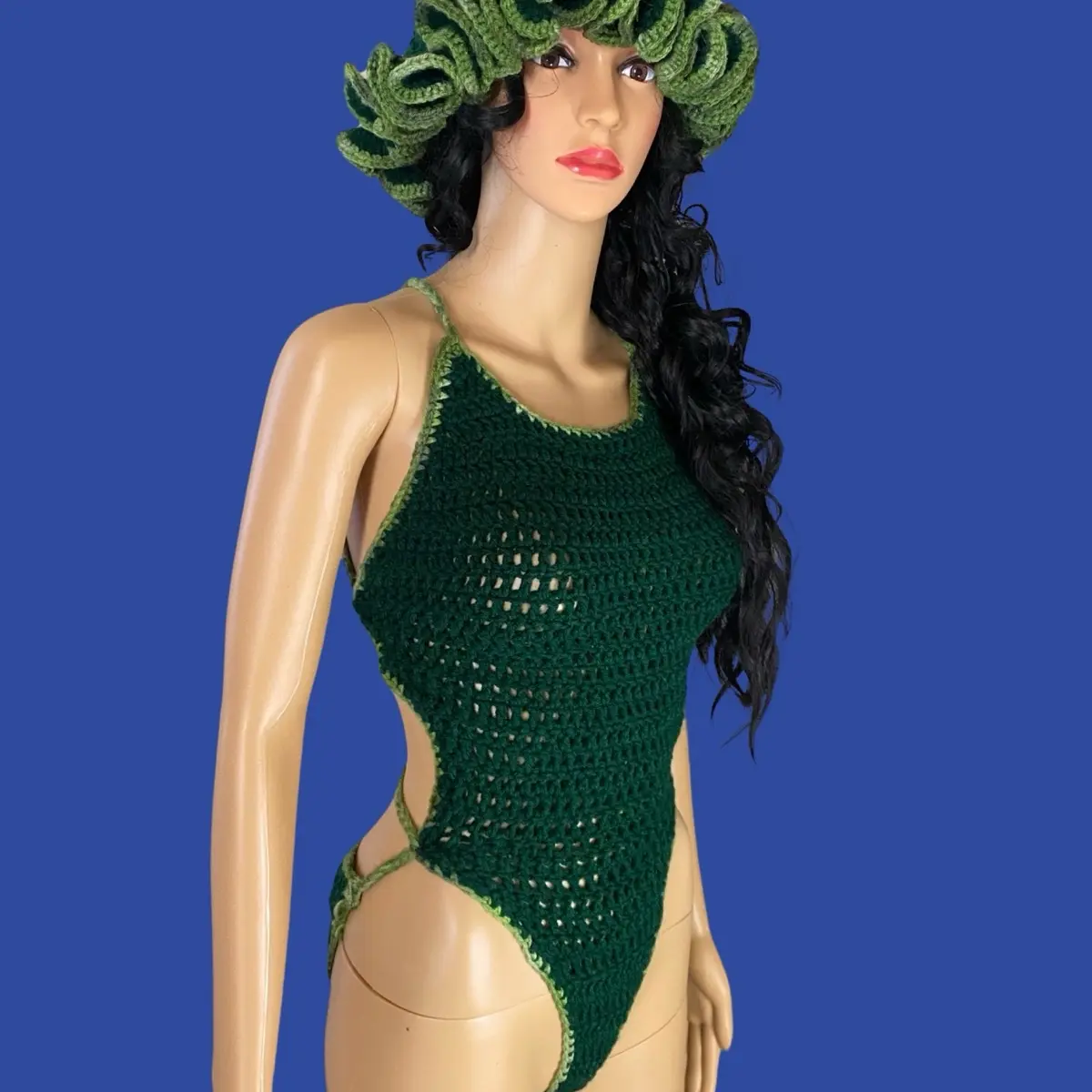 One piece crochet body suit Bodysuits Yarn