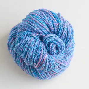 Handspun Merino, Silk, Bamboo Blend 2 ply Bulky weight, 132 yards - Fantasy