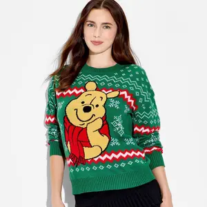 Women's Winnie the Pooh Festive Graphic Sweater Women's Winnie the Pooh Festive Graphic Sweater