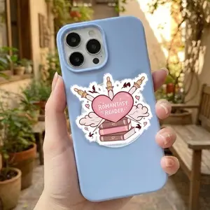 Romance Fantasy Books Phone Grip – Cute Bookstore Design, Fun Phone Accessory for Book Lovers, Kawaii Reading Gift