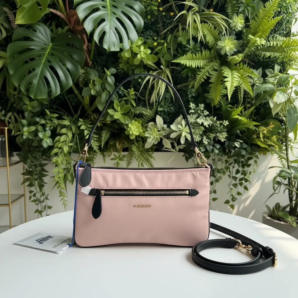 Pre-owned BURBERRY Nylon Crossbody Bags Pink Crossbody New