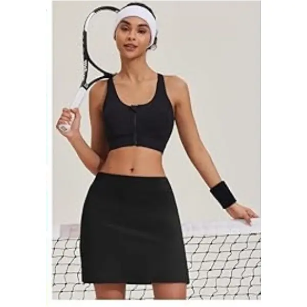 Women'S yoga skirt, With A Lightweight Elastic Lining And A Double Layered Bottom, Featuring Inner Shorts And Pockets, And A Variety Of Spring Patterned Styles