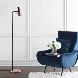 JONATHAN Y Brady Contemporary Metal LED Task Floor Lamp; for Living Room,Bedroom, Kitchen, Office