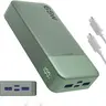 JUOVI Portable Power Bank Charger (10001-20000mAh) - 65W Output Charger & Battery in 1, 2 USB-C + 2 USB-A Ports, Digital Disp., Led Light, Compatible with MacBook, Laptops, iPhone 17/16/15/14 Series, Samsung Smartphones, Outdoor Charging Solution