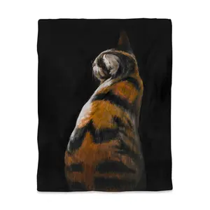 360 Stand Spotted Brown Cat Duvet Cover - Twin Size, Microfiber Face, Soft Microfiber Bedding, Zipper Closure, Bedroom Textile Soft Furnishings