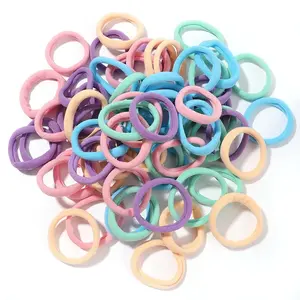 1 PCS Random Color Women Girls Basic Hair Bands Simple Solid Colors Elastic Headband Hair Ropes Ties Hair Accessories Ponytail Holder