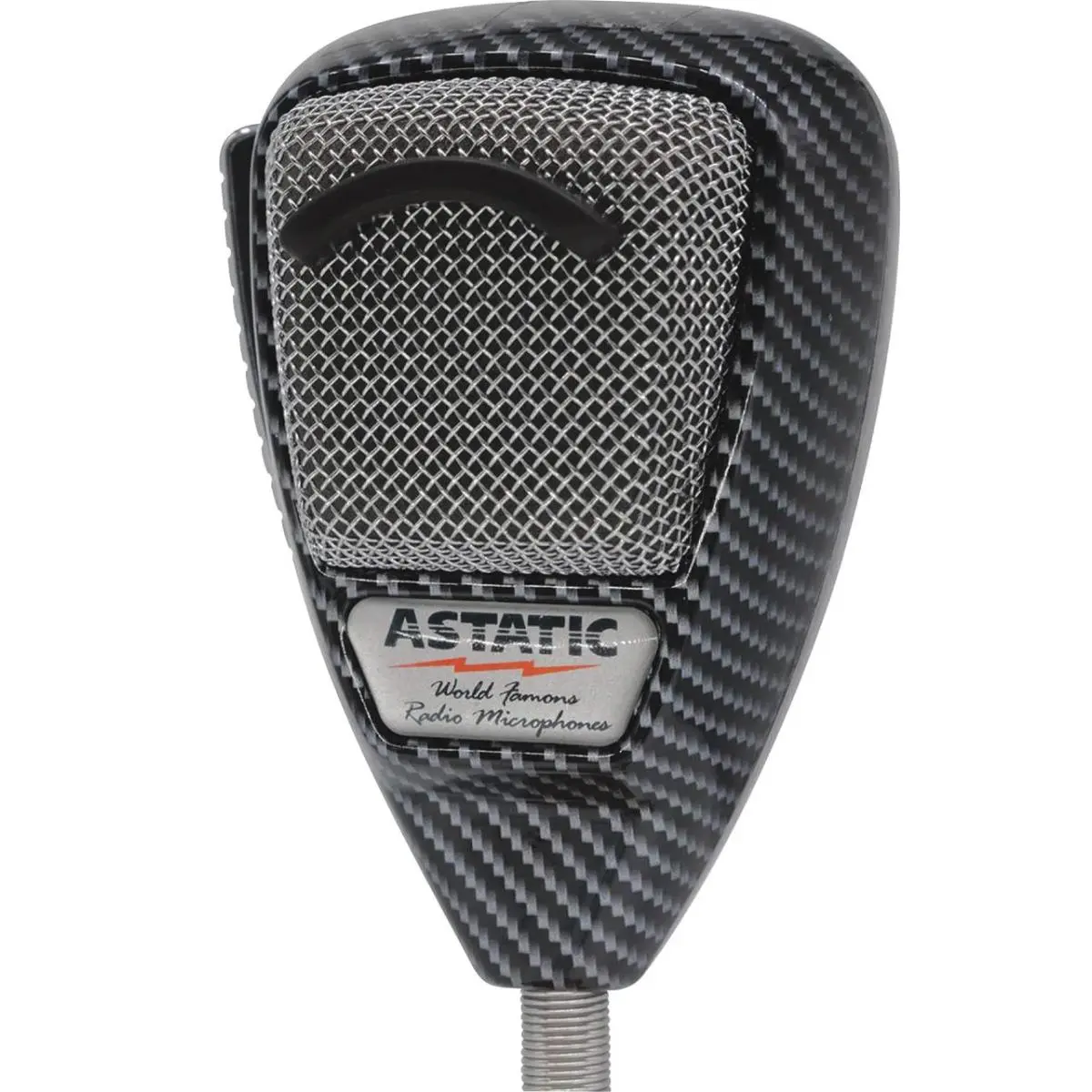 Astatic 636LCF Noise Canceling Microphone with Carbon Fiber Finish