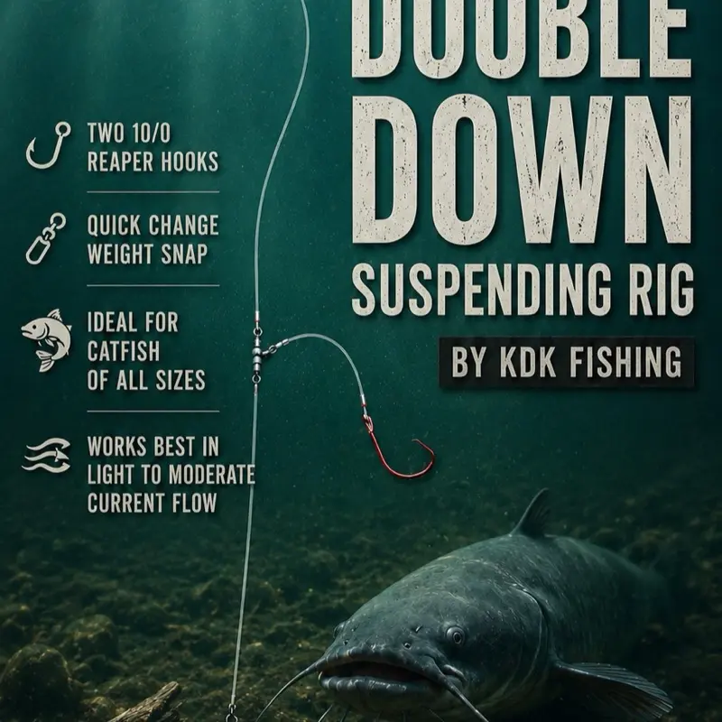 Double Hook Suspending Rig 2pk