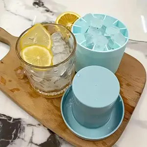 Easy Release Silicone Ice Cube Tray for Perfect Shaped Ice, Ideal for Parties and Drinks, Durable and Flexible Kitchen Tool, Ice Cube Mold