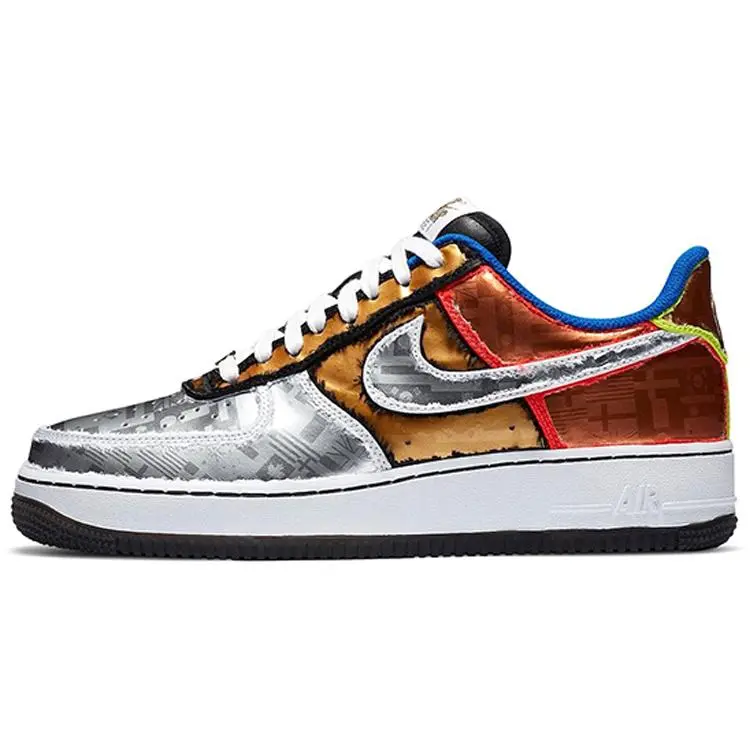 Nike Air Force 1 Low Hidden Message Skate Shoes Unisex Black White DA1345-014