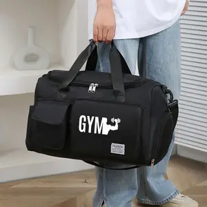 Multifunctional Gym Travel Bag, Large Capacity Nylon Backpack, Lightweight Handbag for Fitness, Sports, Short Trips, Sports Bags
