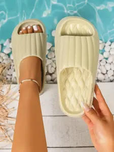 Men's and Women Non-Slip Bathroom Slippers, Outdoor Wear Odor-Resistant Washable Cool Slip-Ons, Comfortable Home Footwear