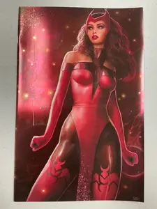 Signed by Nathan Szerdy, Foil-Cover Comicbook, Avengers #1 Unknown Comics Nathan Szerdy Exclusive Virgin Variant [IN STOCK]