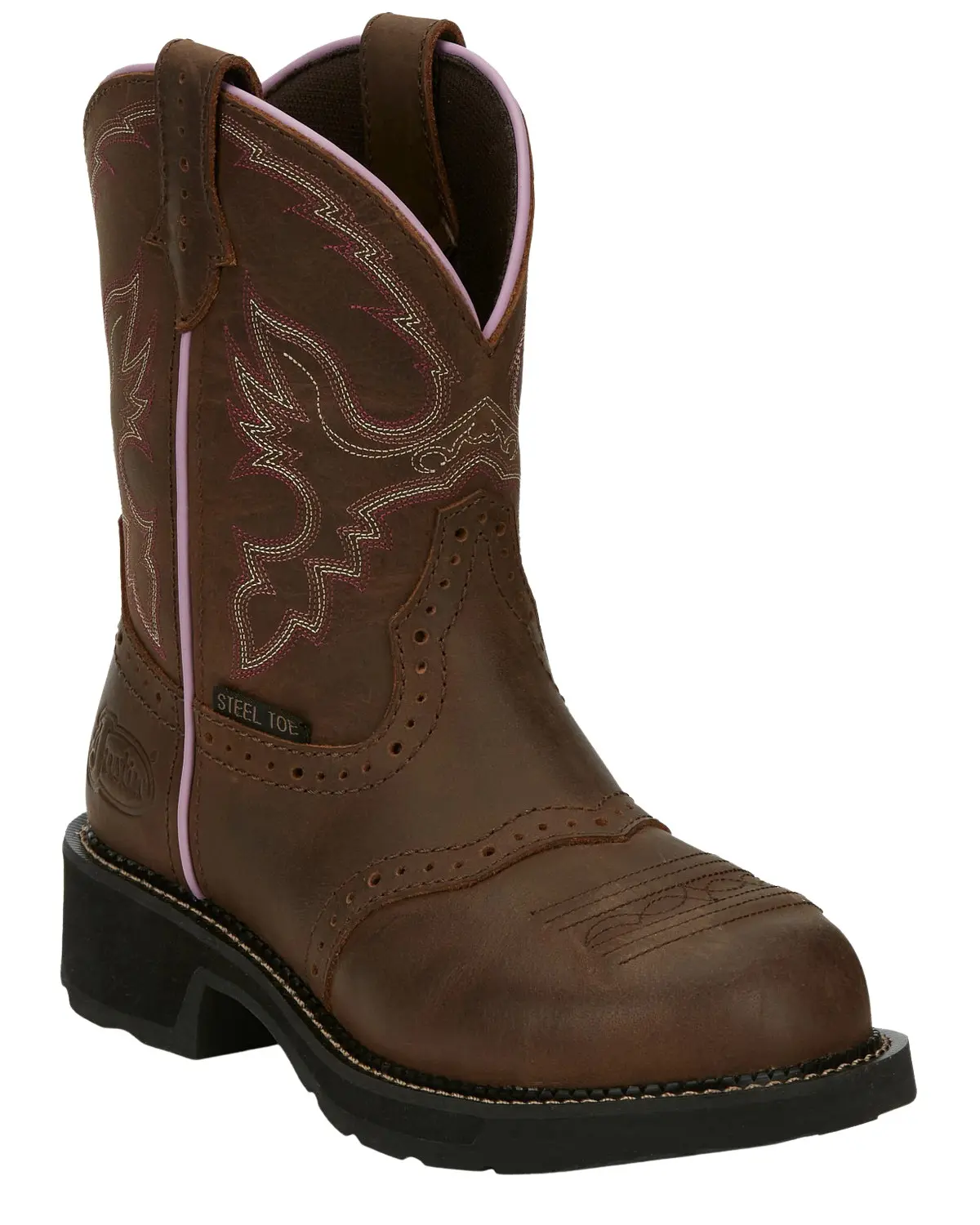 Justin Women's Women'S Wanette Western Work Boot Steel Toe - Gy9980