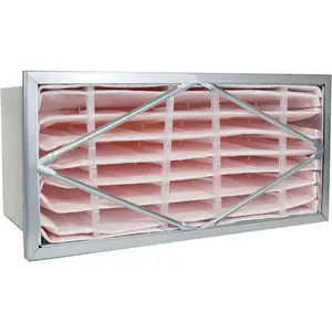 Filterbuy 12x24x6 Air Filter MERV 11 Allergen Defense Header (1-Pack), Rigid Cell Filters HVAC (Actual Size: 9.75 x 21.75 x 5.75 Inches)