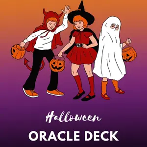 Halloween Oracle Deck with Guidebook