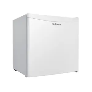 Upstreman mini fridges 1.7 Cu Ft with Freezer FR17 Adjustable Thermostat Energy Saving Low Noise Single Door Compact Refrigerator for Dorm Office Can Bedroom white fridge mini  brands Small pantry drink fridge skincare fridge Portable
