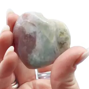 Rhodonite Heart Stone